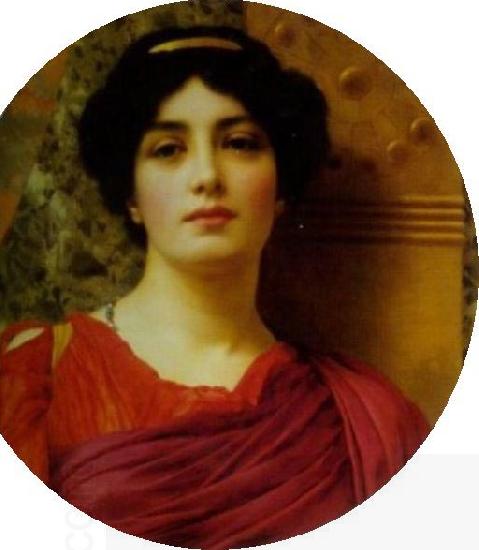 John William Godward Contemplation oil painting picture